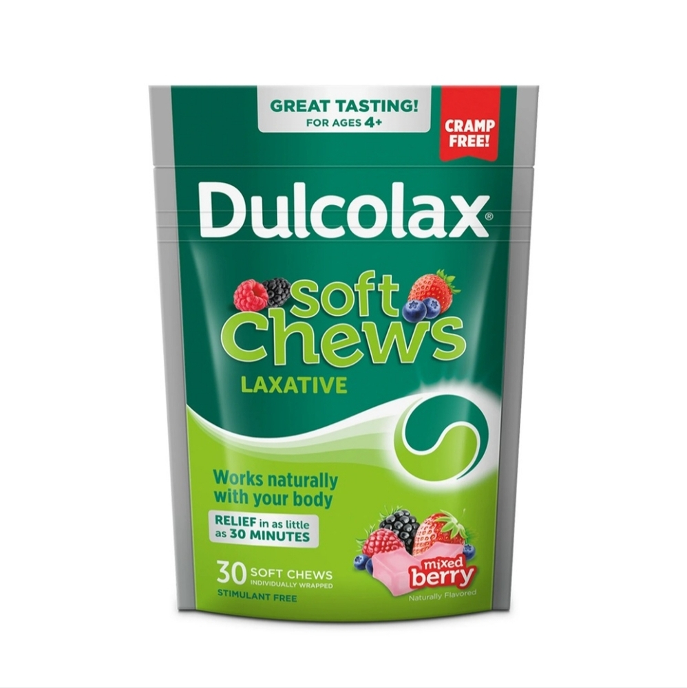New Dulcolax Chewable Bites-2 Pack